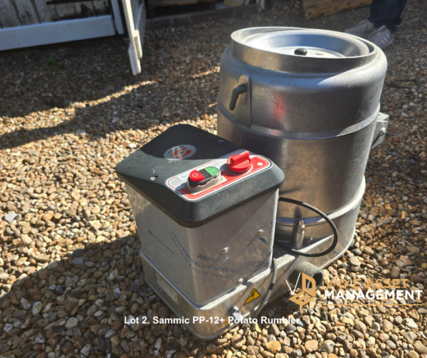 Lot 2 (Catering ) Sammic PP-12+ 220kg/hr Output Aluminium Potato Peeler